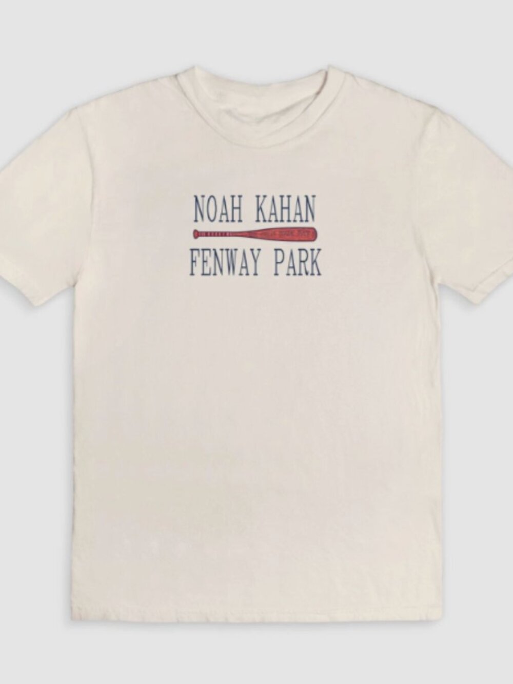Noah Kahan Fenway Park Concert Graphic Cream T-Shirt